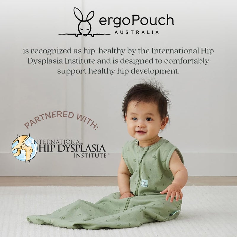 ergoPouch 1.0 Tog Jersey Sleeping Bag â€“ Arms-Out Baby Sleep Sack, Ideal Transition from Swaddling, Slim Fit Keeps Baby Secure & Comfortable, Soft Breathable Fabric (8-24 Months, Sage) - Image 5